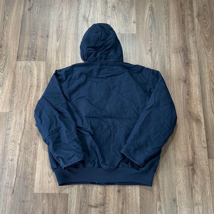 Carhartt Navy Blue Hooded Utility Jacket image 8